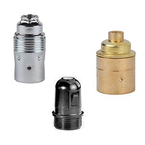 Lampenfassungen für LED- und Glühlampen